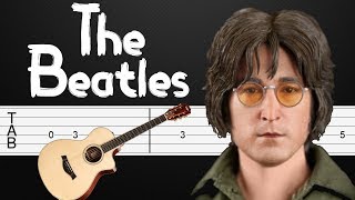 Help  The Beatles Guitar Tabs Guitar Tutorial Guitar Lesson  Fingerstyle [upl. by Lenes]