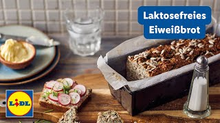 Laktosefreies Eiweißbrot  Einfach  15 Min  Lidl Kochen [upl. by Phio]