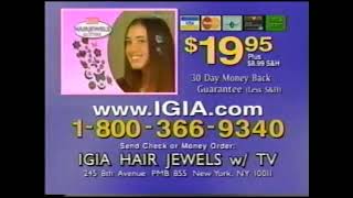 Igia Hair Jewels amp Glitters Ad 2002 [upl. by Bello270]