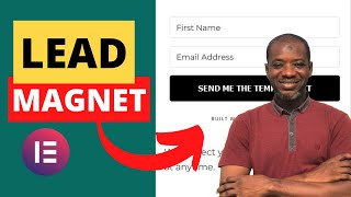 How to Create a Lead Magnet Landing Page with Elementor amp ConvertKit [upl. by Zannini]