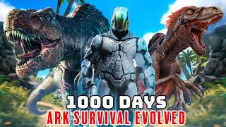 I Survived 1000 Days on Ark Survival Evolved  Supercut [upl. by Nelluc]