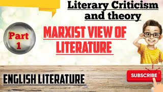 Marxism  Marxist view of Literature  Literary Criticism and theory  avinashdadwal [upl. by Ardaid]