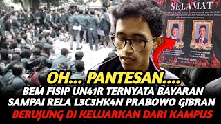 MEMALUKAN  BEM FISIP UN41R TERNYATA BAYARAN RELA L3C3HK4N PRABOWO GIBRAN DEMI 35K [upl. by Benoit]