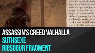 Assassins Creed Valhalla  Suthsexe  Rigsogur Fragment [upl. by Eb]