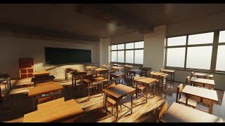 Japanese School in Minecraft Nippon School by NicoRTX [upl. by Yruoc]