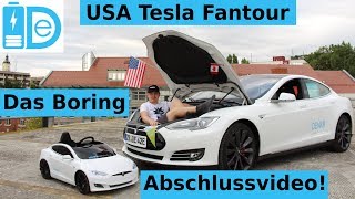 BORING Tesla Fantour Abschlussvideo  SpaceX Boring Company Uber Amazon [upl. by Laehcar14]