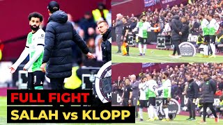 Mo Salah vs Klopp fight in dressing room after Liverpool draw with West Ham [upl. by Collar]