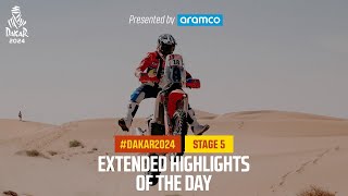 Extended highlights of Stage 5 presented by Aramco  Dakar2024 [upl. by Ploss]