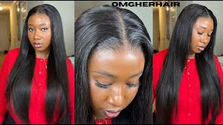 My Christmas Wig is Here  360 Frontal Wig ft OMGHerHairOfficial [upl. by Schuyler691]