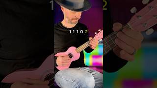 Ukulele Tutorial  Pou Theme Cliff Jump Game ukulele tutorial [upl. by Narton]