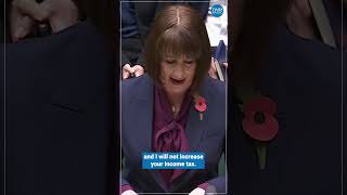 Rachel Reeves promises to not increase tax for working people [upl. by Aitel]