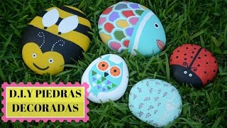 DIY PIEDRAS DECORADAS [upl. by Aem]