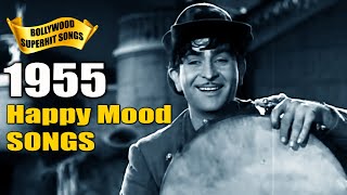 1955s Bollywood Happy Mood Songs Video  Popular Hindi Songs [upl. by Nnairrek697]