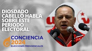 853AM Diosdado Cabello quotVenezuela sale hoy a votar en pazquot [upl. by Nylhsa184]