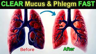 Best WAYS to Clear Your Lungs From Mucus Phlegm COPD and Viruses [upl. by Erdda880]