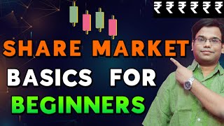 Share Market Basics for Beginners  Stock Market for Beginners  What is Share Market [upl. by Nonnairb]