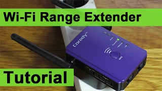 WiFi Range Extender Setup Tutorial  Coredy E300 [upl. by Haduj113]