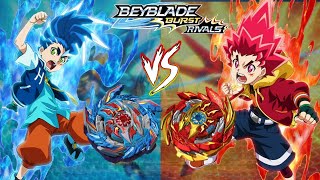 In This Game Brother Are Becoming Rivals⚡  Hikaru Vs Hyuga  Beyblade Burst Rivals Gameplay [upl. by Loralie]