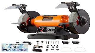 VEVOR Bench Grinder 8 inch Variable Speed Bench Grinder with 50A Brushless Review [upl. by Idnerb]