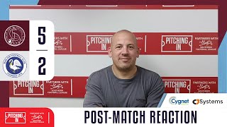 Taunton Town FC 5  2 Marlow FC  Post Match Interview  Southern League Premier South [upl. by Hanleigh261]