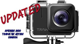 APEMAN A100 TRAWO 4K Action Camera Updated [upl. by Marybelle]