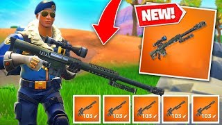 Fortnite HEAVY SNIPER is OP Can you handle THIS Fortnite Battle Royale Update [upl. by Meenen87]