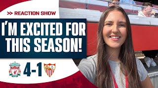 ‘I’m Excited For This Season’  Liverpool 41 Sevilla  Chloe’s Match Reaction [upl. by Eldred572]