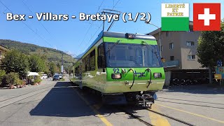 Train Bex  Villars  Bretaye TPC 12 Sep 2023 4K switzerland railway Bex [upl. by Reamonn]