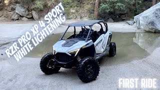 2021 Polaris RZR PRO XP 4 Sport  White Lightening [upl. by Tiffa]