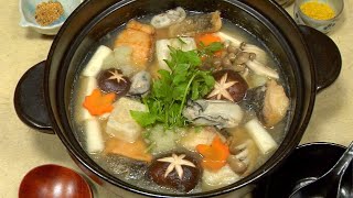 Mizore Nabe Recipe Winter Hot Pot with Grated Daikon Radish  Cooking with Dog [upl. by Lyrradal848]