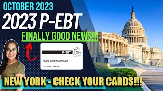 NEW PEBT UPDATE OCTOBER 2023 NEW YORK Check your Cards Pending Deposits amp Summer PEBT [upl. by Ybok]