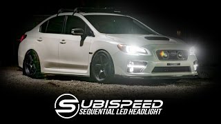 Subispeeds 2015 WRX  STI Sequential Headlights [upl. by Jesus]