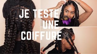 JE TESTE UNE COIFFURE 👀🤷🏾‍♀️  LICIAROSEE [upl. by Allyce]