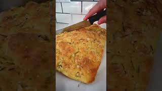 Recette de focaccia facile sans robot [upl. by Arytas]