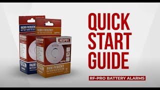 QUICK START GUIDE Battery RF10 PRO 1080p [upl. by Ayocal]