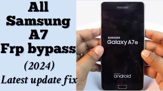 Samsung a7 frp bypass  Samsung a7 google account unlock 2024 [upl. by Aekahs]