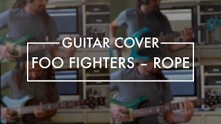 Foo Fighters  Rope Guitars  Bass Cover [upl. by Reni640]