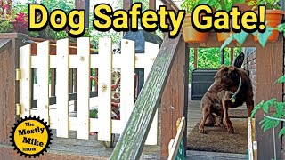 Dog Ramp DIY  Part 2  Safety Gate Build [upl. by Eiclek]