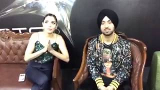 Funny Diljit Dosanjh speaking in English and Hindi with Anushka Sharma Live [upl. by Vinson]