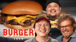 3 Ways to Cook a Smashburger with 3 Burger Experts  The Burger Show [upl. by Talbert]