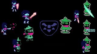 DELTARUNE  Interactions in Ralseis dummy training fight [upl. by Loveridge113]