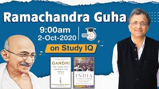 Ramachandra Guha on Mahatma Gandhi amp his relevance in 21st century Politics amp Modern Indian History [upl. by Olivann]