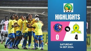 Mbabane swallows vs Mamelodi sundowns FC highlights [upl. by Ayojal]