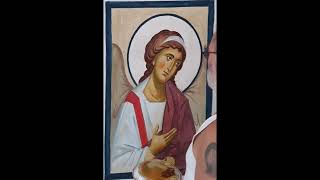 Painting Archangel Michael time  lapse [upl. by Cosme]