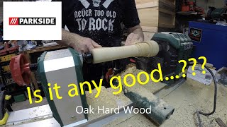 LidlParkside WOOD TURNING LATHE Unboxing Review amp Test [upl. by Attinahs]