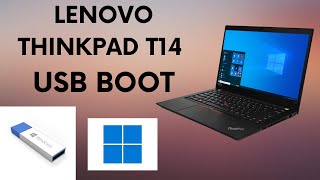 How To Enable UEFI USB Boot On Lenovo ThinkPad T14 2ND GEN For Windows Installation [upl. by Hartnett]