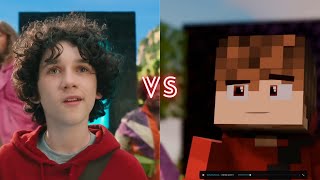 Oficjalny vs Animowany zwiastun filmu Minecraft [upl. by Peer]