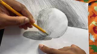 Drawing a Chiaroscuro Sphere [upl. by Acina]