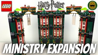 LEGO Harry Potter 76403 Ministry of Magic Expansion Different Modular Display Options [upl. by Champ]