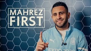 Who had the bigger title winning party Leicester or Man City  First  Riyad Mahrez [upl. by Anirtac]